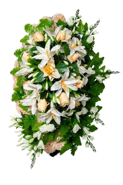 Венок из искусственных цветов