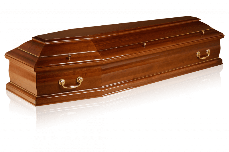 Гроб деревянный лакированный РГЛ15
