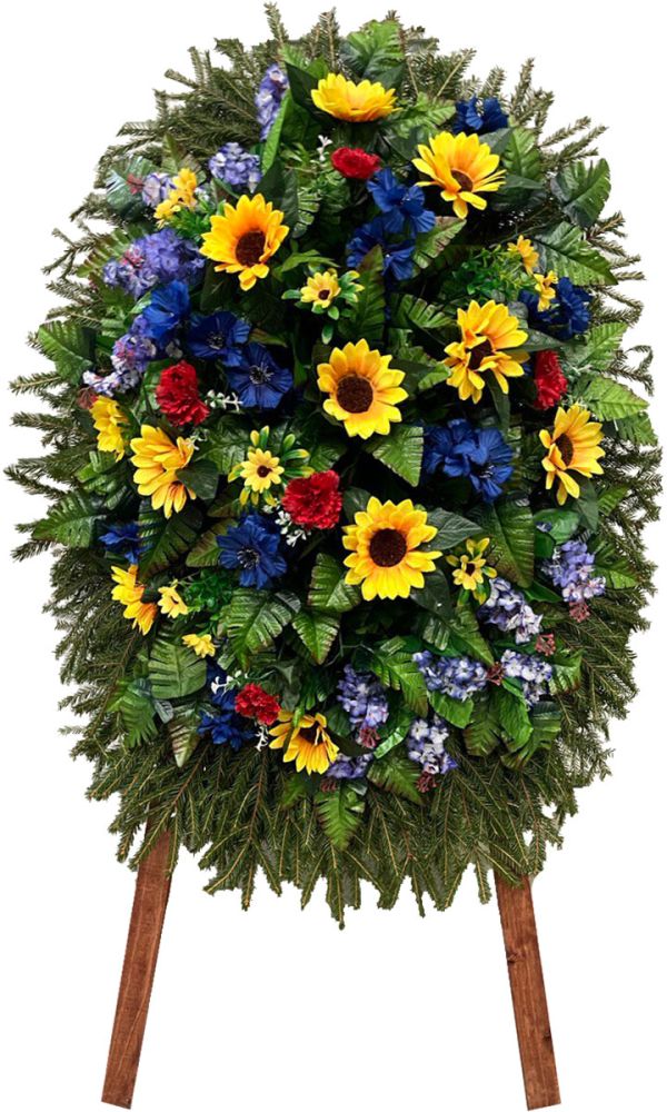 Венок комбинированный 130 см №6